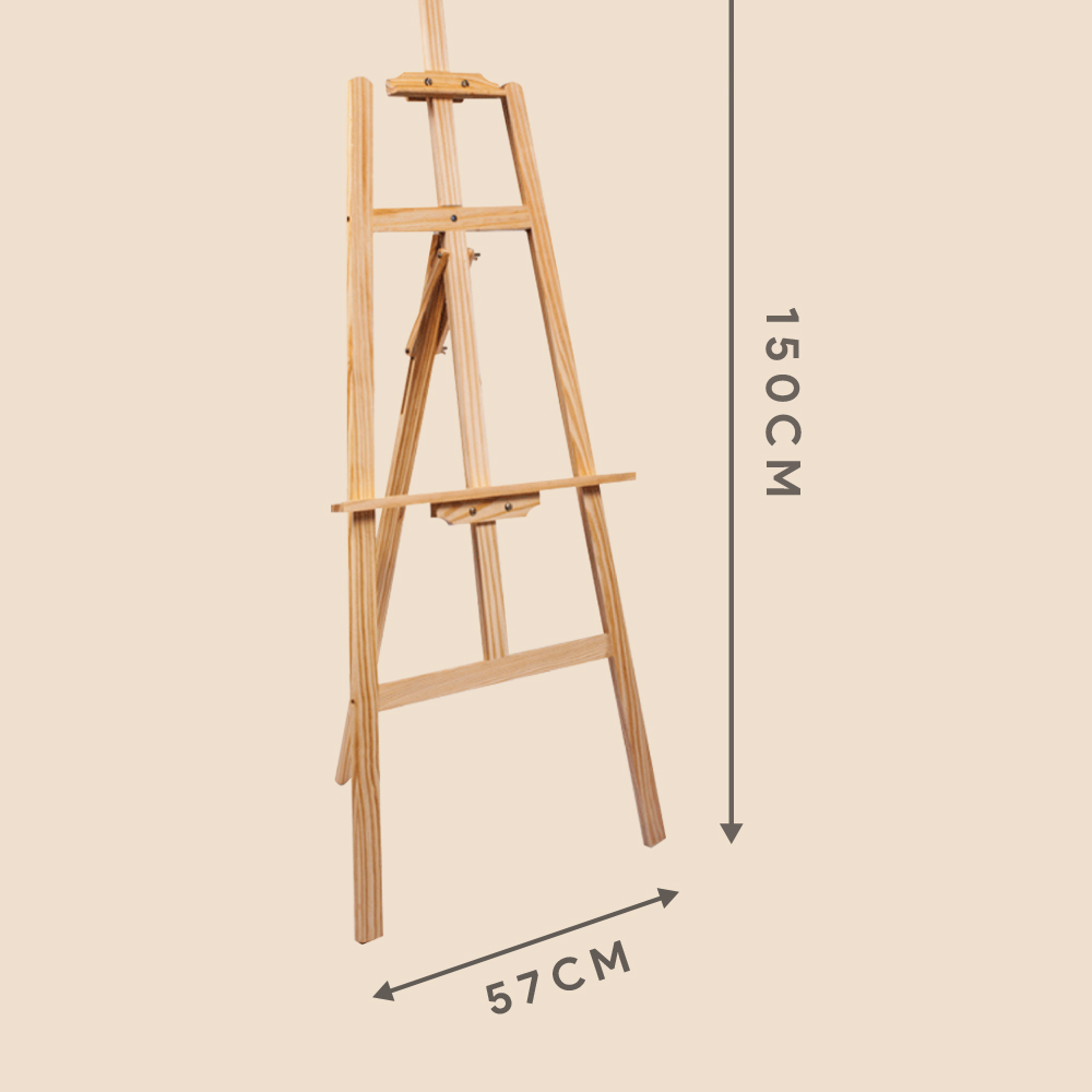 Wooden Easel Stand AsahiArts Printing Kuching Sarawak